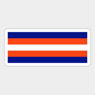 Denver Color Stripes Sticker